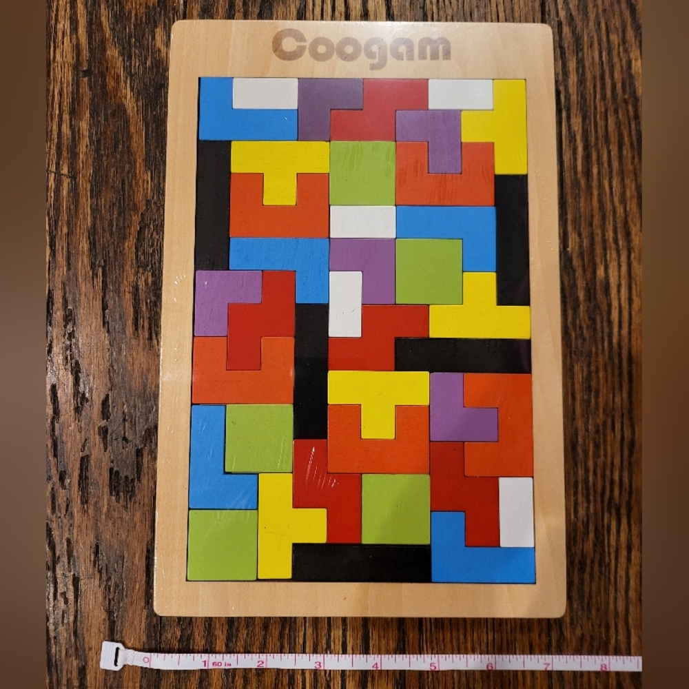 Coogam Wooden Blocks Puzzle - Picture 4 of 4